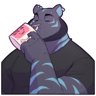 Sticker ☕️ Kyle The Tiger