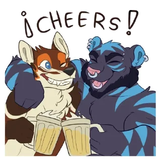 Video sticker 🍻 Kyle The Tiger