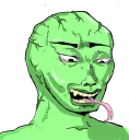 Sticker 🍖 Green Wojak (a Tribute)