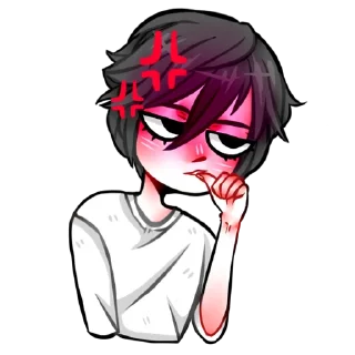 Sticker 😡 Death Note { Roritozokaru }