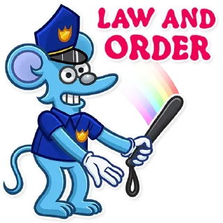 Sticker 👮‍♂️ The Itchy & Scratchy