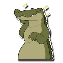 Sticker ✨ Saltwater Crocodile