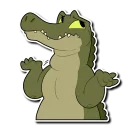 Video sticker 🙄 Saltwater Crocodile