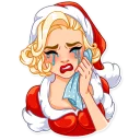 Video sticker 😭 Santa Girl