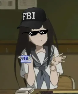 Sticker ➰ @MartinParty | Anime FBI | Pack2