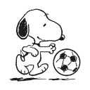 Sticker ⚽ snoopy