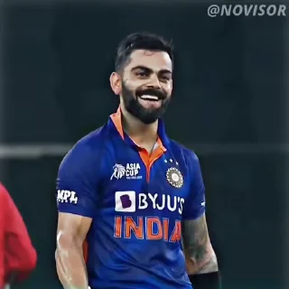 Sticker 🥳 Kohli Cam by @NOVISOR @Cricketgif