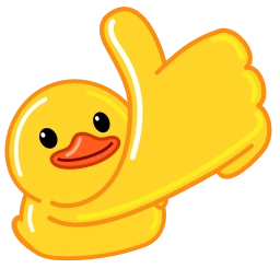 Sticker 👍 Duck