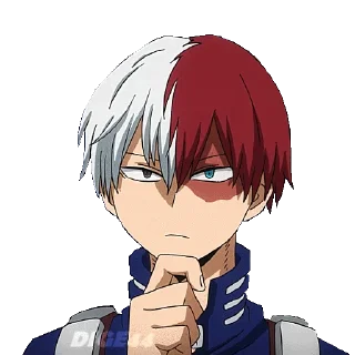 Sticker 🤔 SHOTO TODOROKI @STIKERFORALL