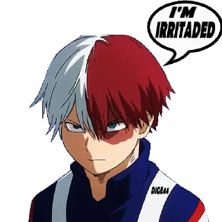 Sticker 😠 SHOTO TODOROKI @STIKERFORALL