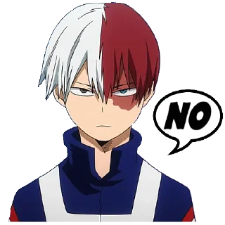 Sticker 👎 SHOTO TODOROKI @STIKERFORALL