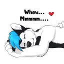 Sticker 😌 NSFW Furry