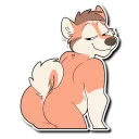 Sticker 🍑 NSFW Furry