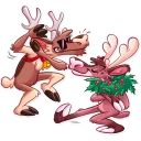 Sticker 🕺 Reindeer Party