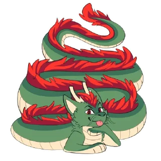 Sticker 🔥 EasternDragons by Pulexart.com