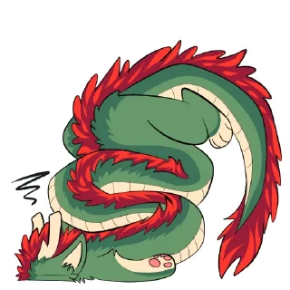 Sticker 😖 EasternDragons by Pulexart.com