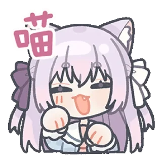 Sticker 🐱 绫月乃萝01 @zhaxia_cn