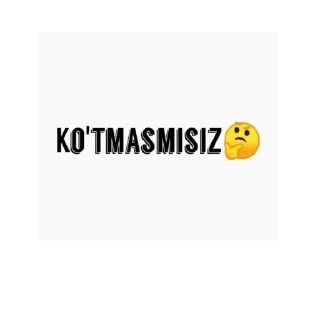 Sticker 🤔 MuXaM_oKeN