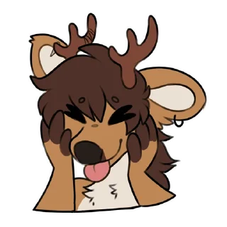 Sticker 🦌 Kaiden The Deerpup