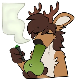 Sticker 😤 Kaiden The Deerpup