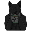 Sticker 🍵 CorWolf