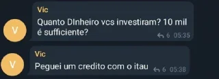 Sticker 💸 Top investidores 🥵🤑💯💸