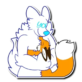 Sticker 🤗 Kipi Furry 2 🦊 — @stckrRobot