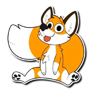 Sticker 😜 Kipi Furry 2 🦊 — @stckrRobot