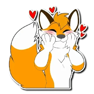 Sticker 🥰 Kipi Furry 2 🦊 — @stckrRobot