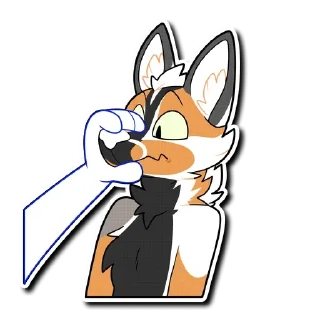 Sticker 🔇 Kipi Furry 2 🦊 — @stckrRobot