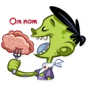 Sticker 🍴 Z For Zombie