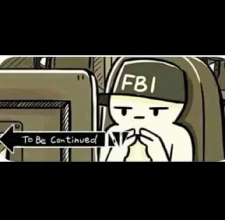 Sticker 🙃 FBI By @gamersarena7 (@CalsiBot)