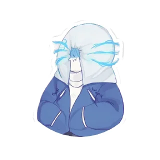 Sticker 😰 Sans Undertale