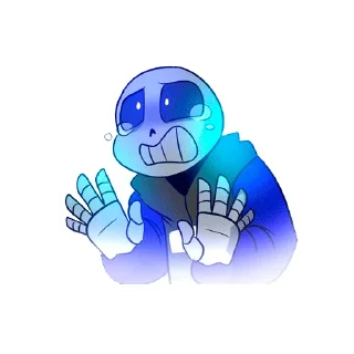 Sticker 😢 Sans Undertale