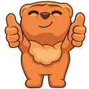 Video sticker 👍 Honey Bear