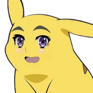 Sticker 👩 Pikachu Faces