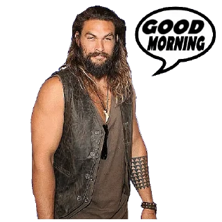 Sticker 🛏 JASON MOMOA @STIKERFORALL