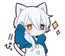 Sticker ✋ WHITE KITTEN 5