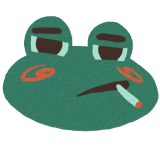 Sticker 🐸 блохастый жаб