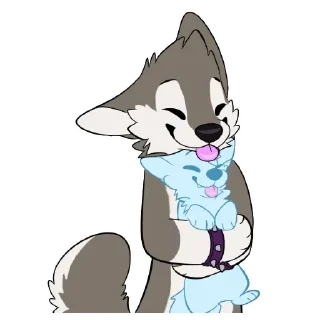 Sticker 😊 Husky’s Favorites — @stckrRobot