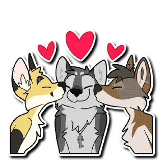 Sticker ❤️ Husky’s Favorites — @stckrRobot