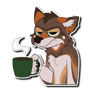 Sticker ☕️ Rufus