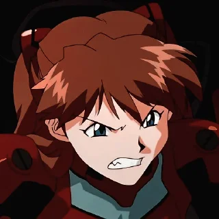 Sticker 😡 Asuka Langley Emotions 2