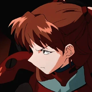 Sticker 😑 Asuka Langley Emotions 2