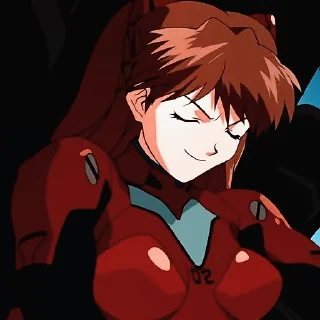 Sticker 😌 Asuka Langley Emotions 2