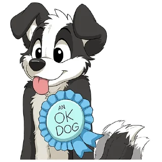 Sticker 🥇 Roni the Dog