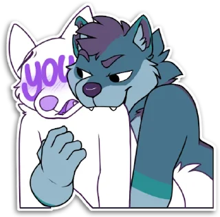 Sticker 😙 Yukon Wolf