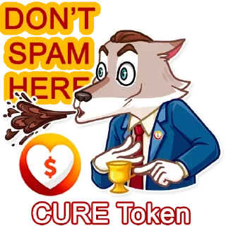 Sticker 😠 Cure Token