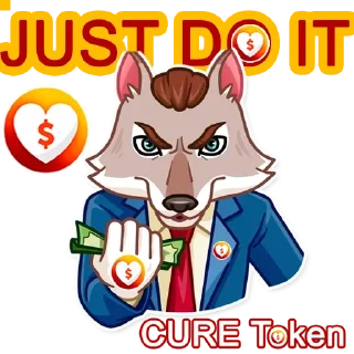 Sticker 💪 Cure Token