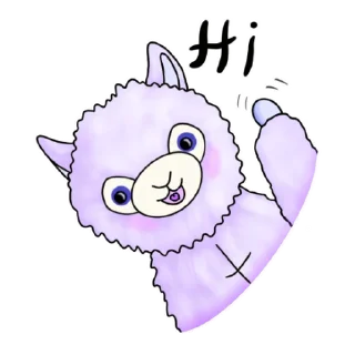 Sticker 👋 Lil Alpaca